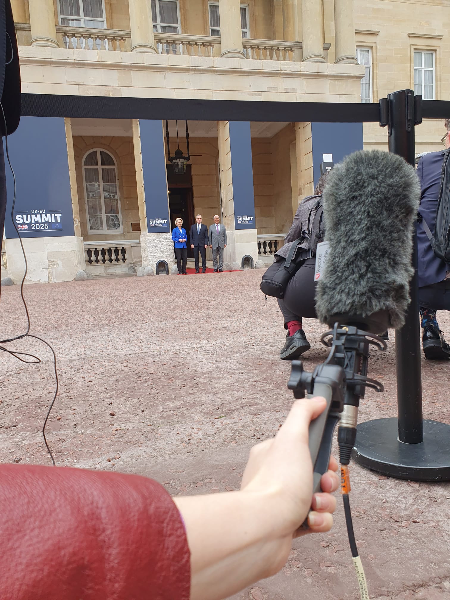 Prime Minister Sir Keir Starmer with Ursula von der Leyen